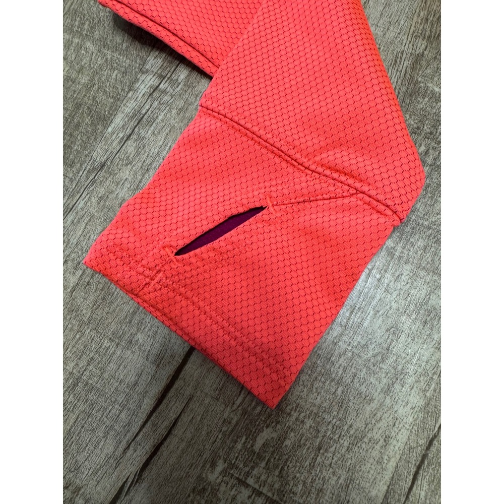 Under Armour Womens ColdGear 1/4 Zip Pullover Neon Pink Coral Medium - Picture 3 of 9